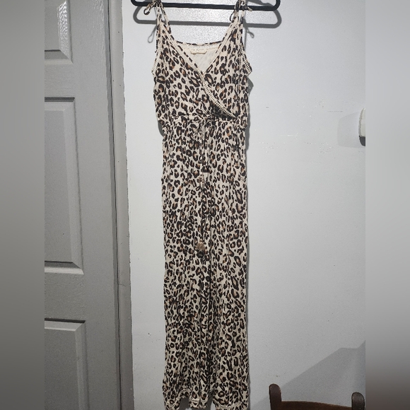 Spell Cream and Black Animal Print Jumpsuit - Picture 4 of 12